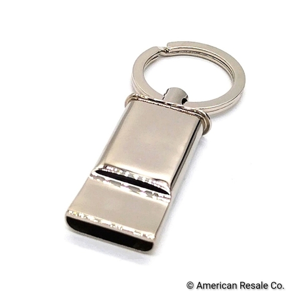 Vintage COACH Real Whistle Keychain Key Fob Purse Charm in Silver - Picture 5 of 6